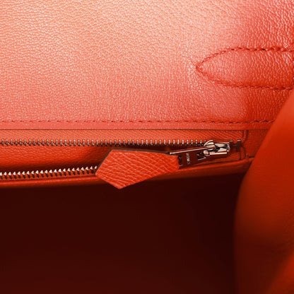 Hermes Birkin 30 Sellier Terre Battue Epsom Palladium Hardware