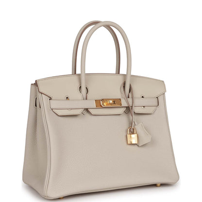 Hermes Birkin 30 Beton Togo and Swift Gold Hardware