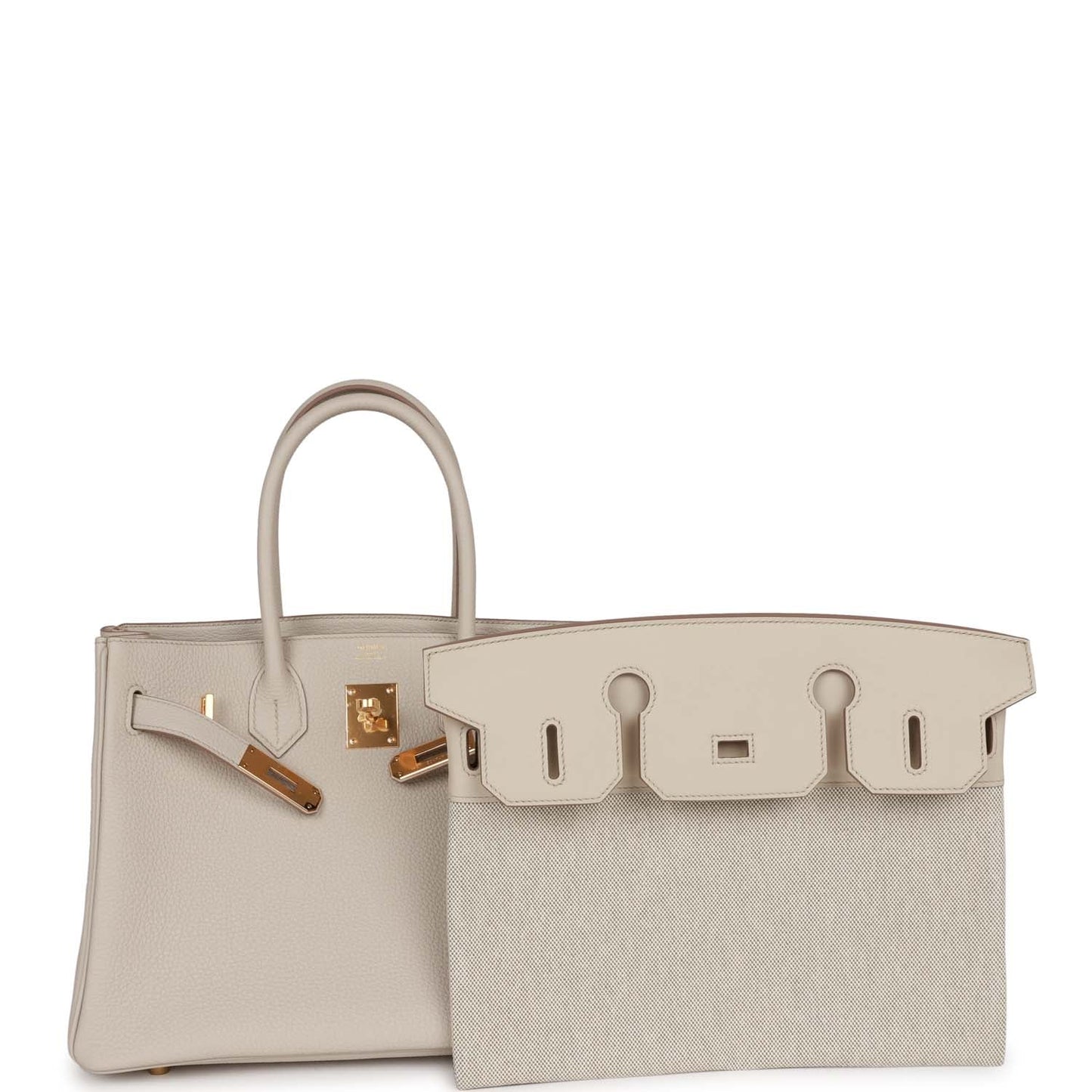 Hermes Birkin 30 Beton Togo and Swift Gold Hardware