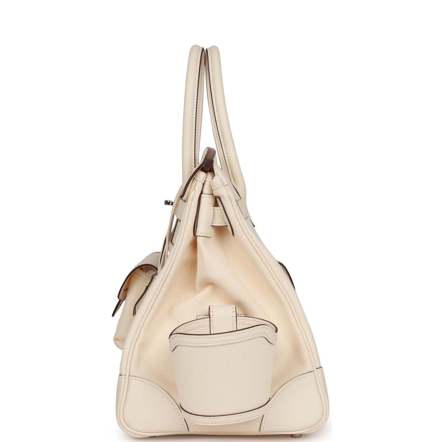 Hermes Birkin 35  Cargo Nata Toile and Swift Palladium Hardware