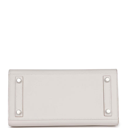 Hermes Birkin 25 Sellier Gris Pale Epsom Palladium Hardware