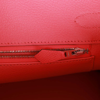 Hermes Birkin 30 Rose Confetti Epsom Palladium Hardware