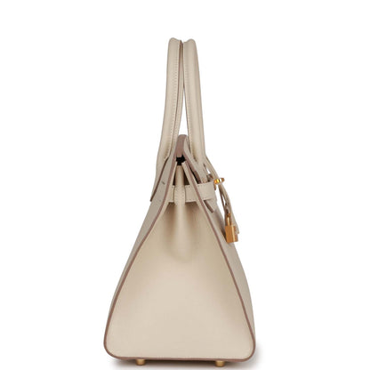 Hermes Birkin 30 Sellier Craie Epsom Gold Hardware