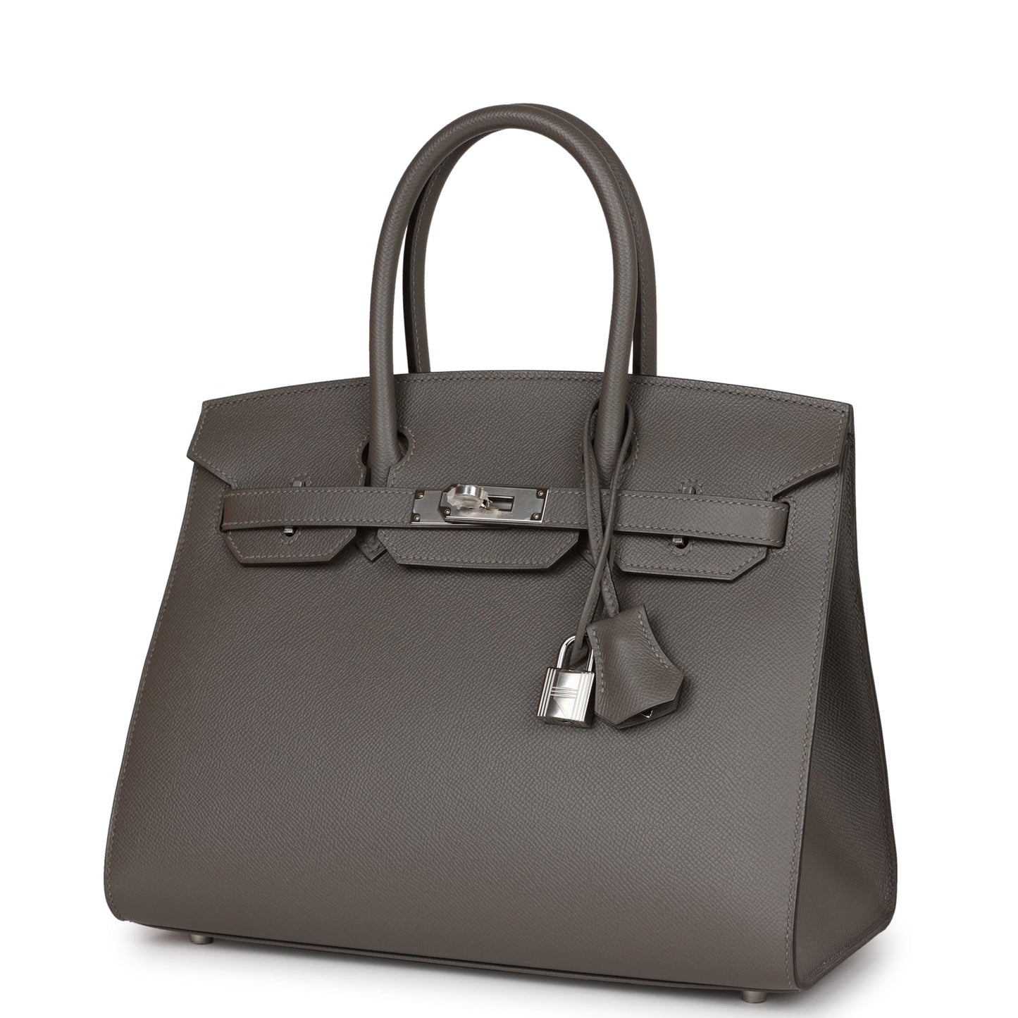 Hermes Birkin 30 Sellier Gris Meyer Epsom Palladium Hardware
