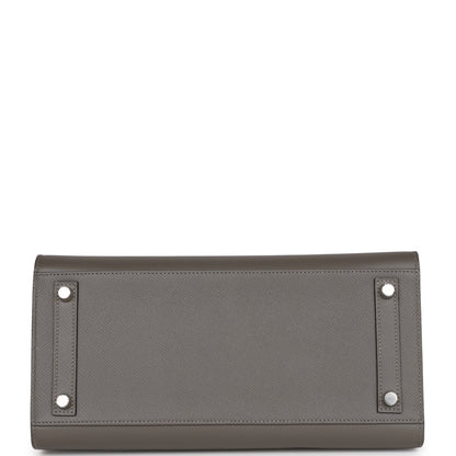 Hermes Birkin 30 Sellier Gris Meyer Epsom Palladium Hardware