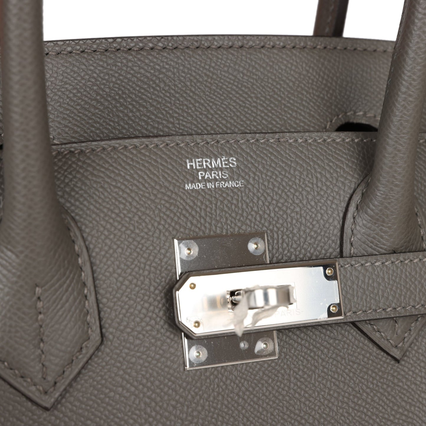 Hermes Birkin 30 Sellier Gris Meyer Epsom Palladium Hardware