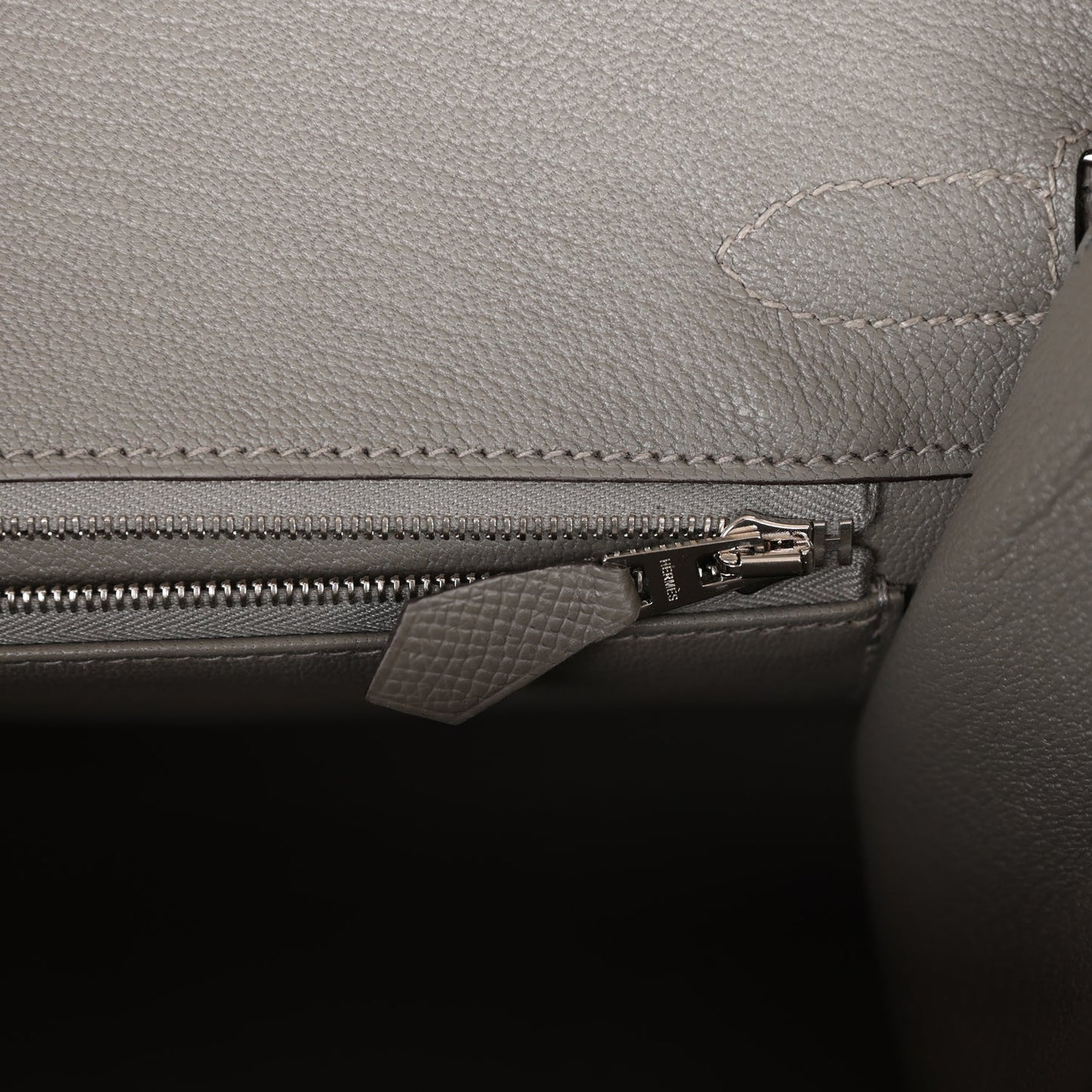 Hermes Birkin 30 Sellier Gris Meyer Epsom Palladium Hardware