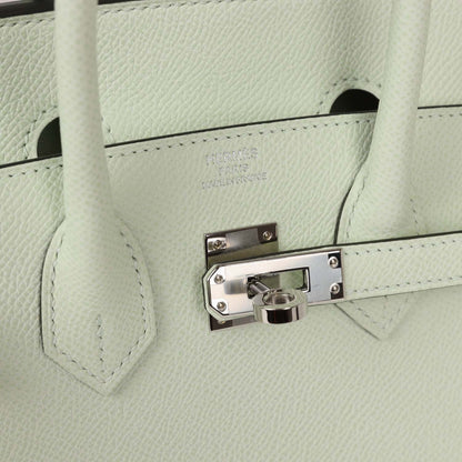 Hermes Birkin 25 Sellier Vert Fizz Epsom Palladium Hardware