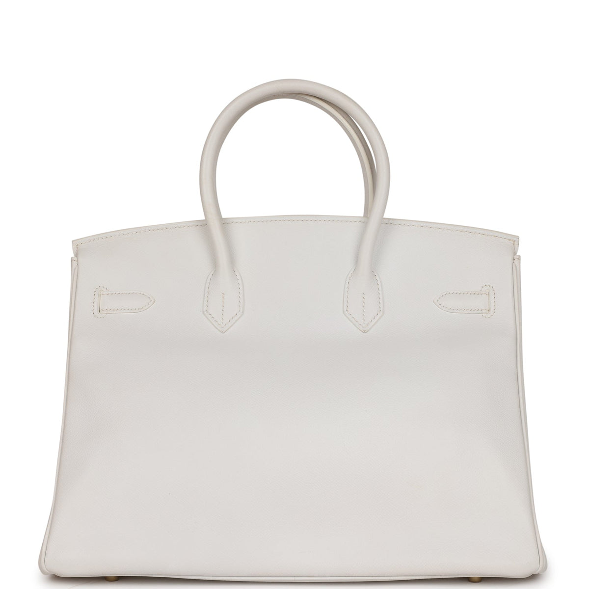 Hermes Birkin 35 White Epsom Gold Hardware