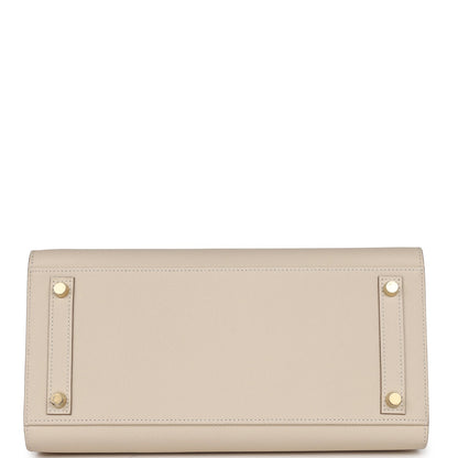 Hermes Birkin 30 Sellier Craie Epsom Gold Hardware