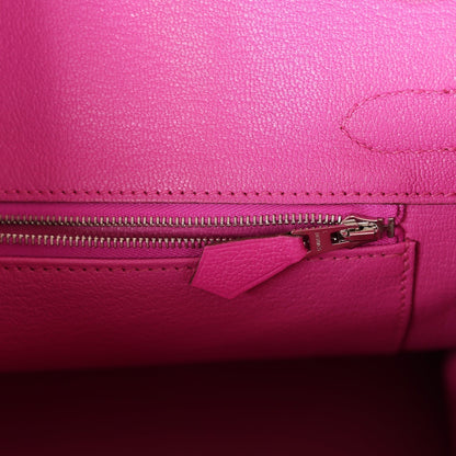 Hermes Birkin 30 Magnolia Verso Novillo Palladium Hardware