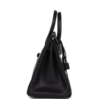Hermes Limited Edition Birkin Rock 25 Black Volupto Palladium Hardware