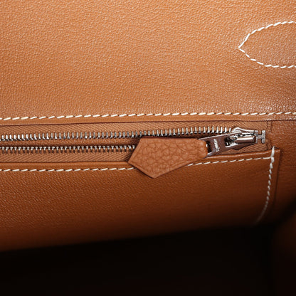 Hermes Birkin 35 Gold Togo Palladium Hardware