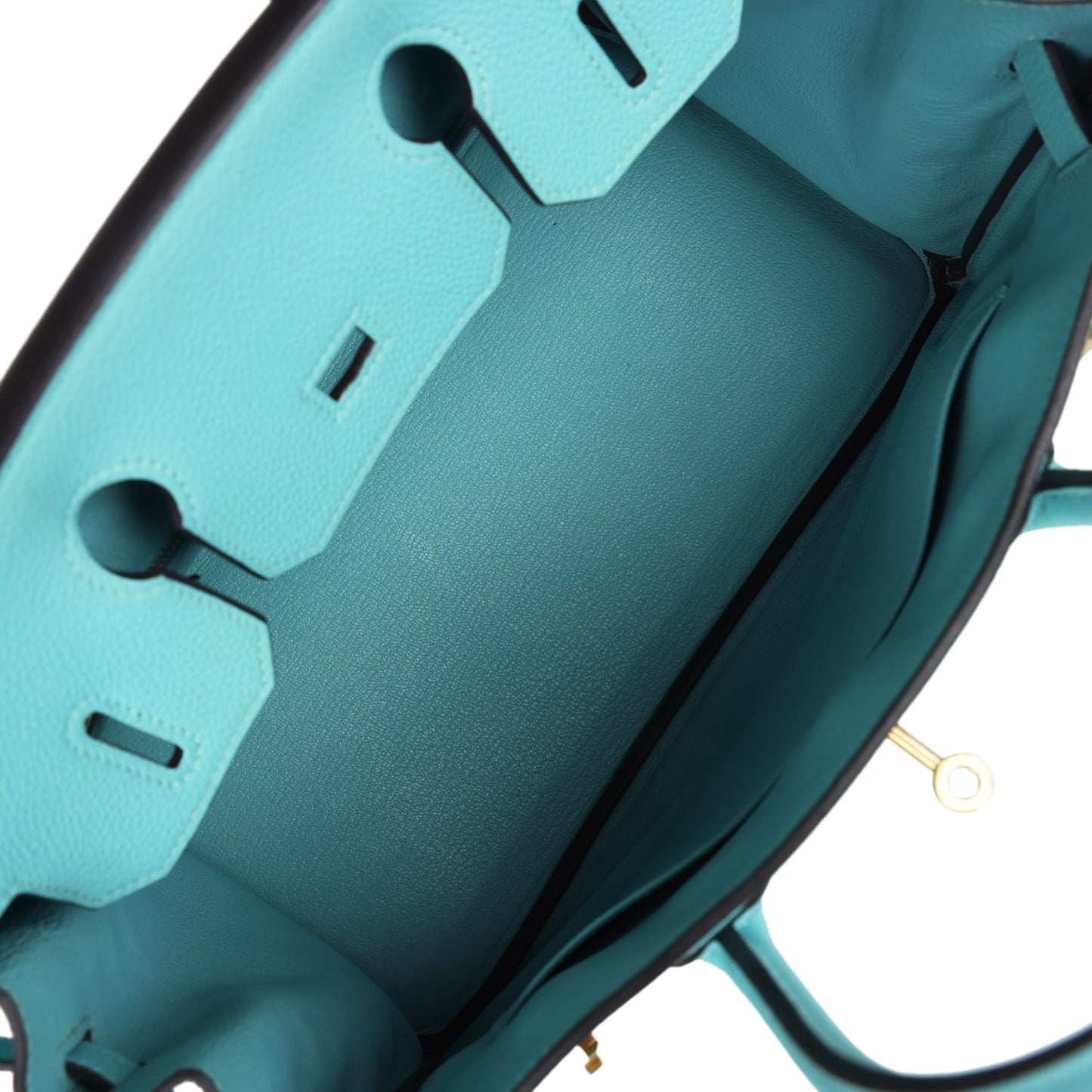 Hermes Birkin 30 Bleu Atoll Togo Gold Hardware