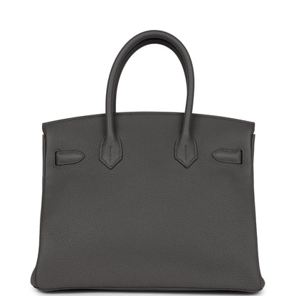 Hermes Birkin 30 Etain Togo Rose Gold Hardware