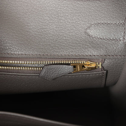 Hermes Birkin 30 Etain Togo Rose Gold Hardware