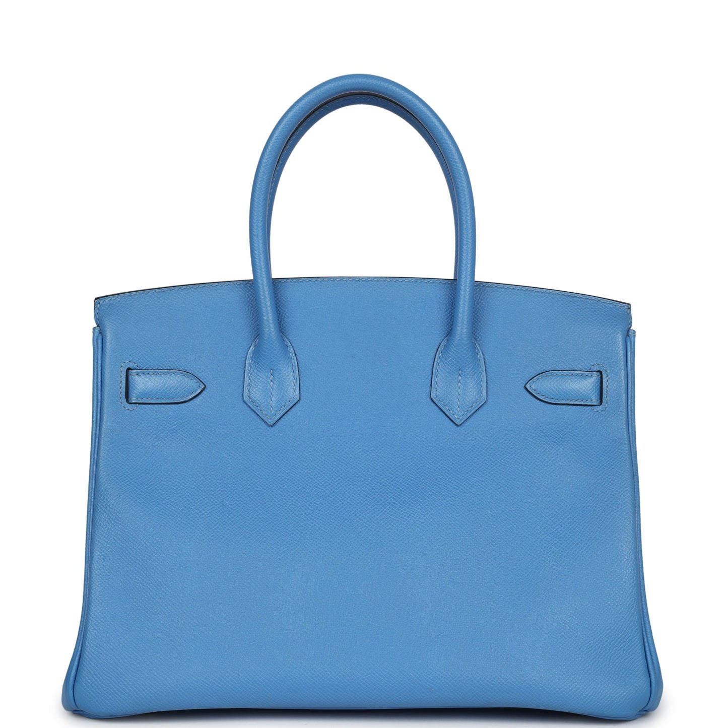 Pre-owned Hermes Birkin 30 Bleu Paradise Epsom Gold Hardware