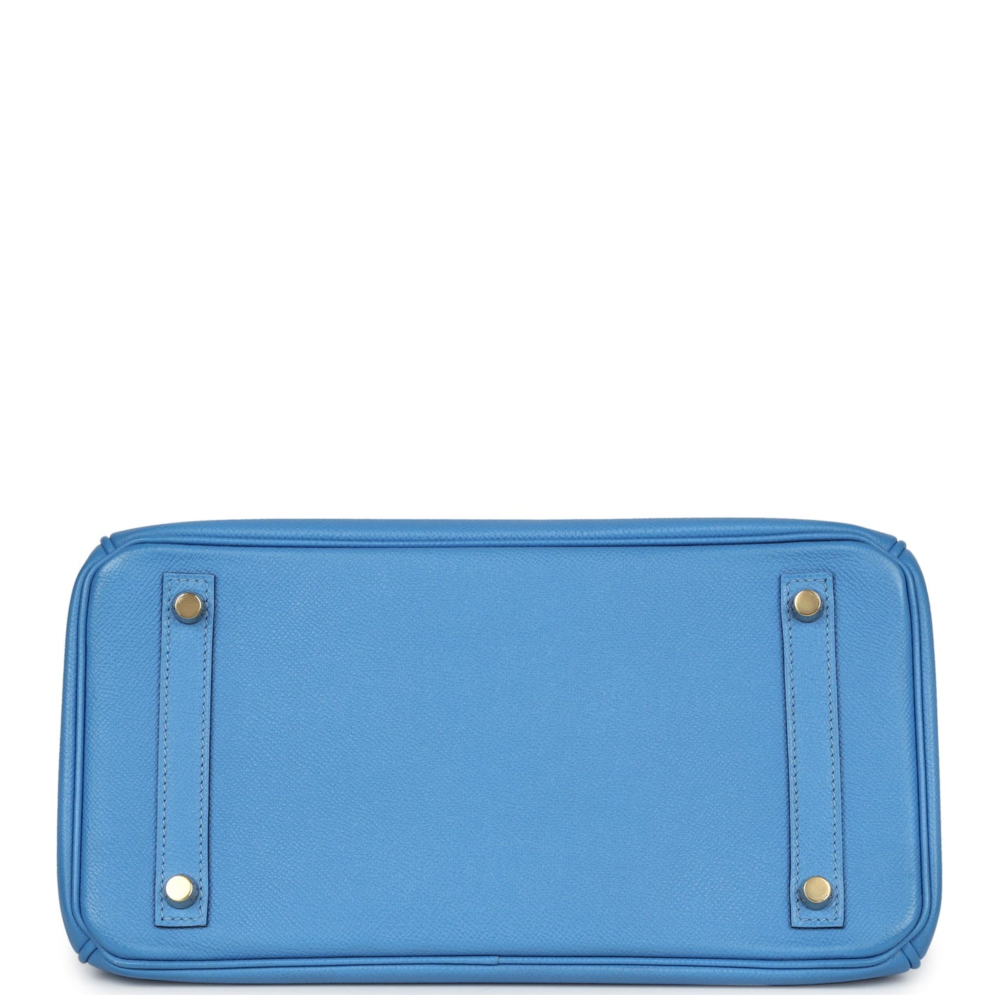 Pre-owned Hermes Birkin 30 Bleu Paradise Epsom Gold Hardware