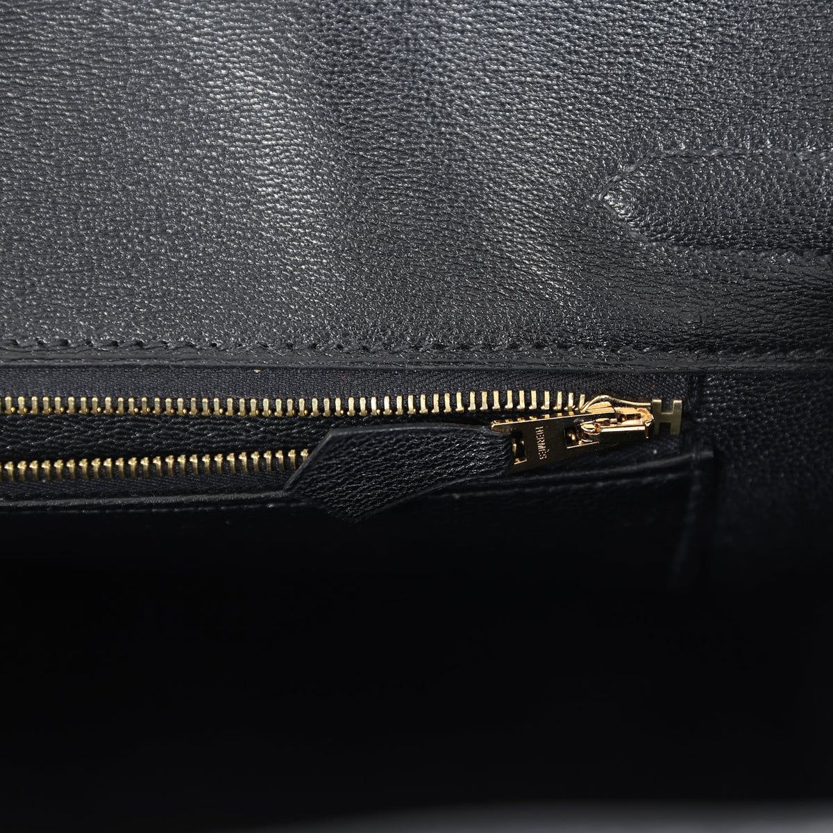 Pre-owned Hermes Birkin 30 Black Shiny Porosus Crocodile Gold Hardware