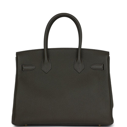 Hermes Birkin 30 Vert de Gris Togo Gold Hardware
