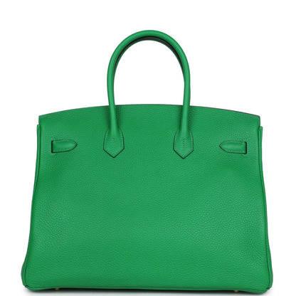 Hermes Birkin 35 Bambou Clemence Gold Hardware
