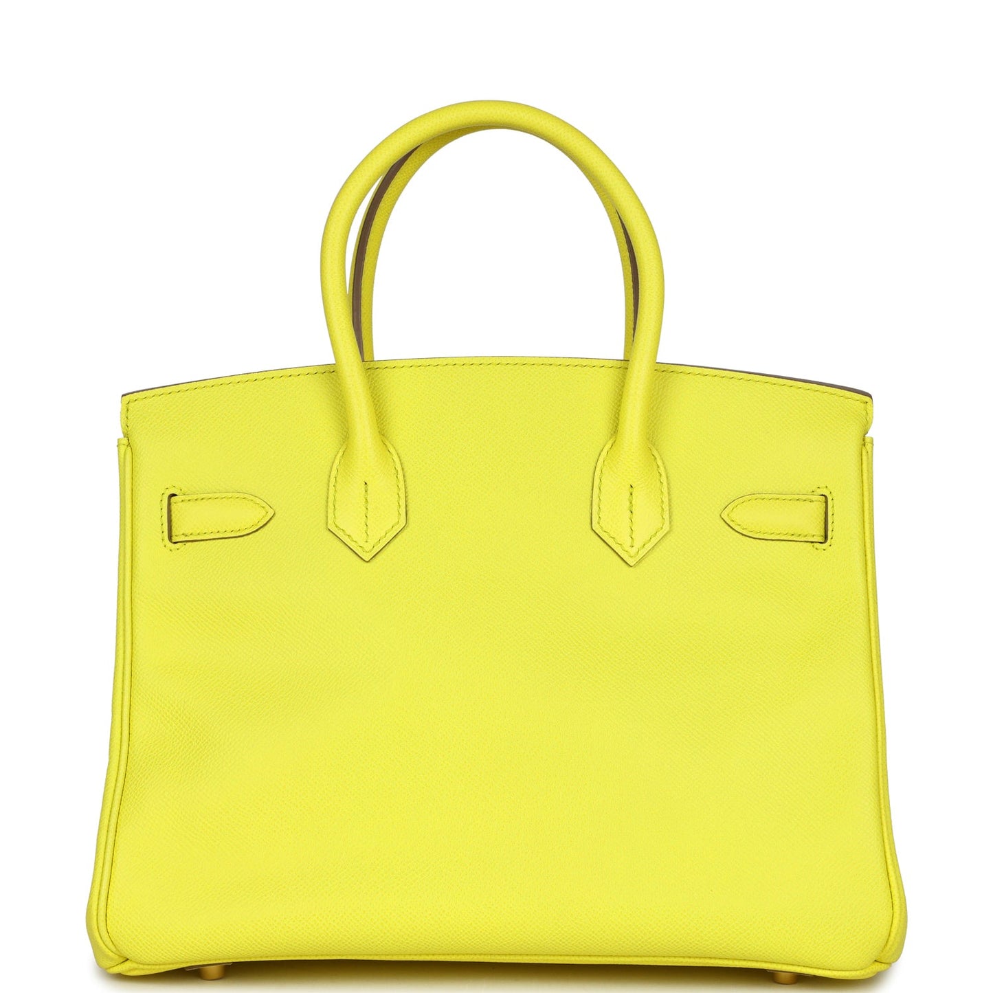 Pre-owned Hermes Birkin 30 Lime Epsom Gold Hardware