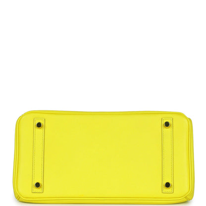 Pre-owned Hermes Birkin 30 Lime Epsom Gold Hardware