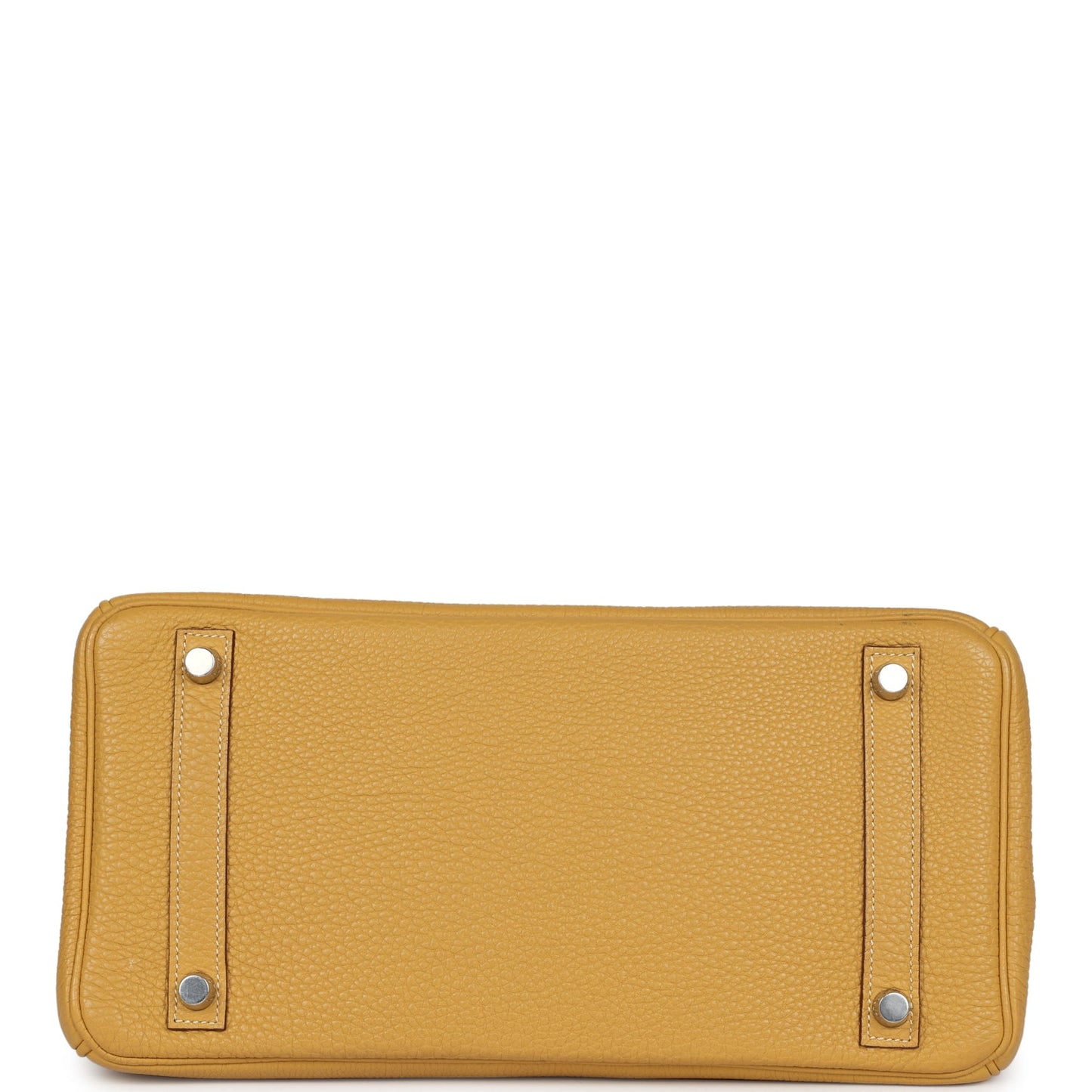 Pre-owned Hermes Birkin 30 Curry Togo Palladium Hardware