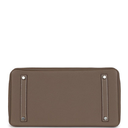 Hermes Birkin 35 Etoupe Togo Palladium Hardware
