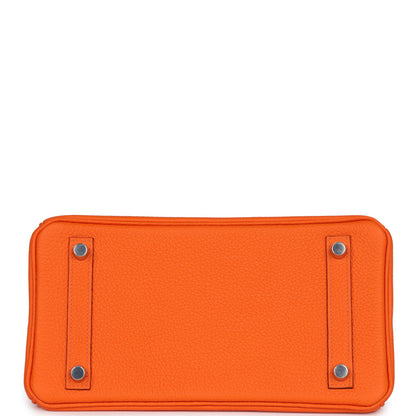 Hermes Birkin 25 Orange Minium Togo Palladium Hardware