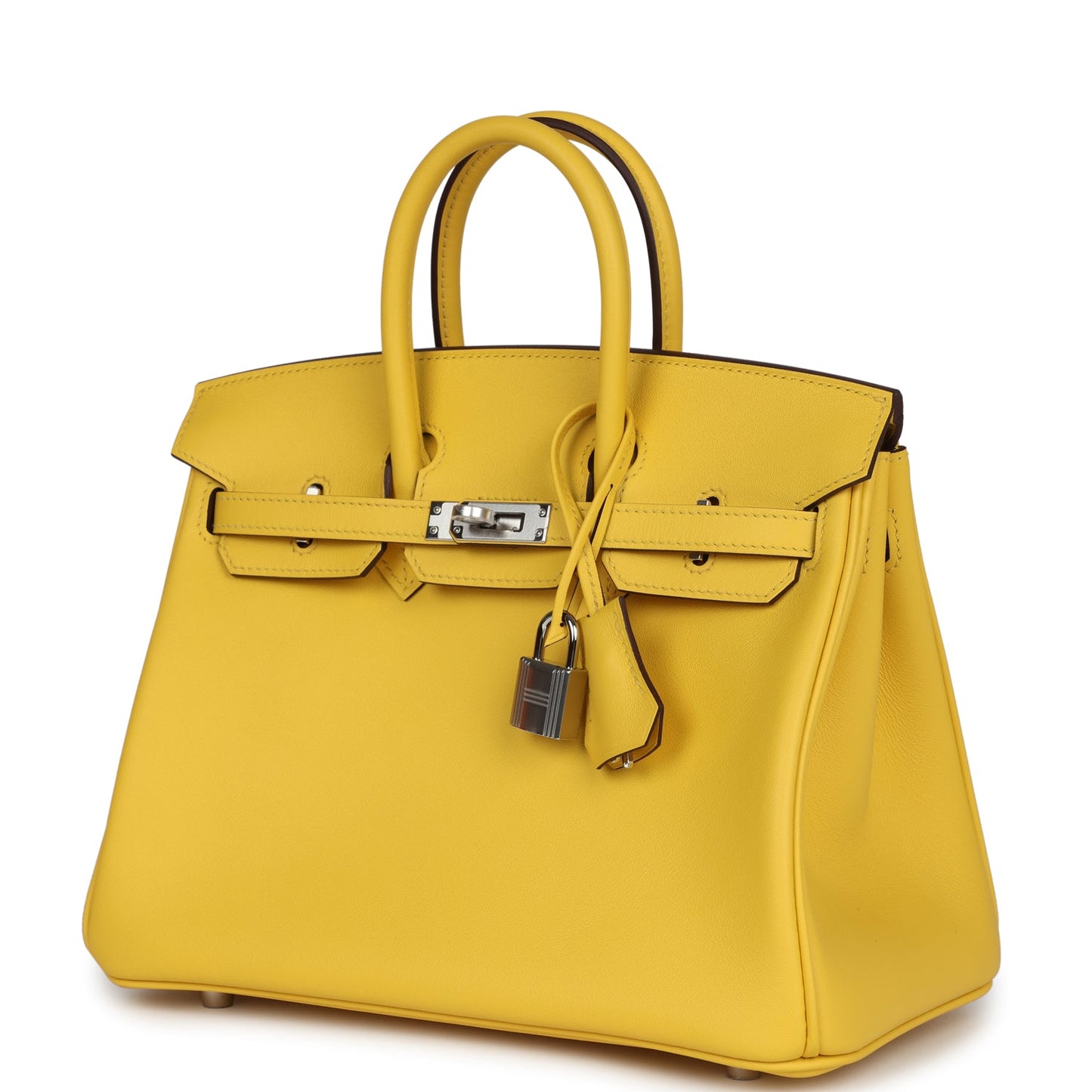 Hermes Birkin 25 Jaune de Naples Swift Palladium Hardware