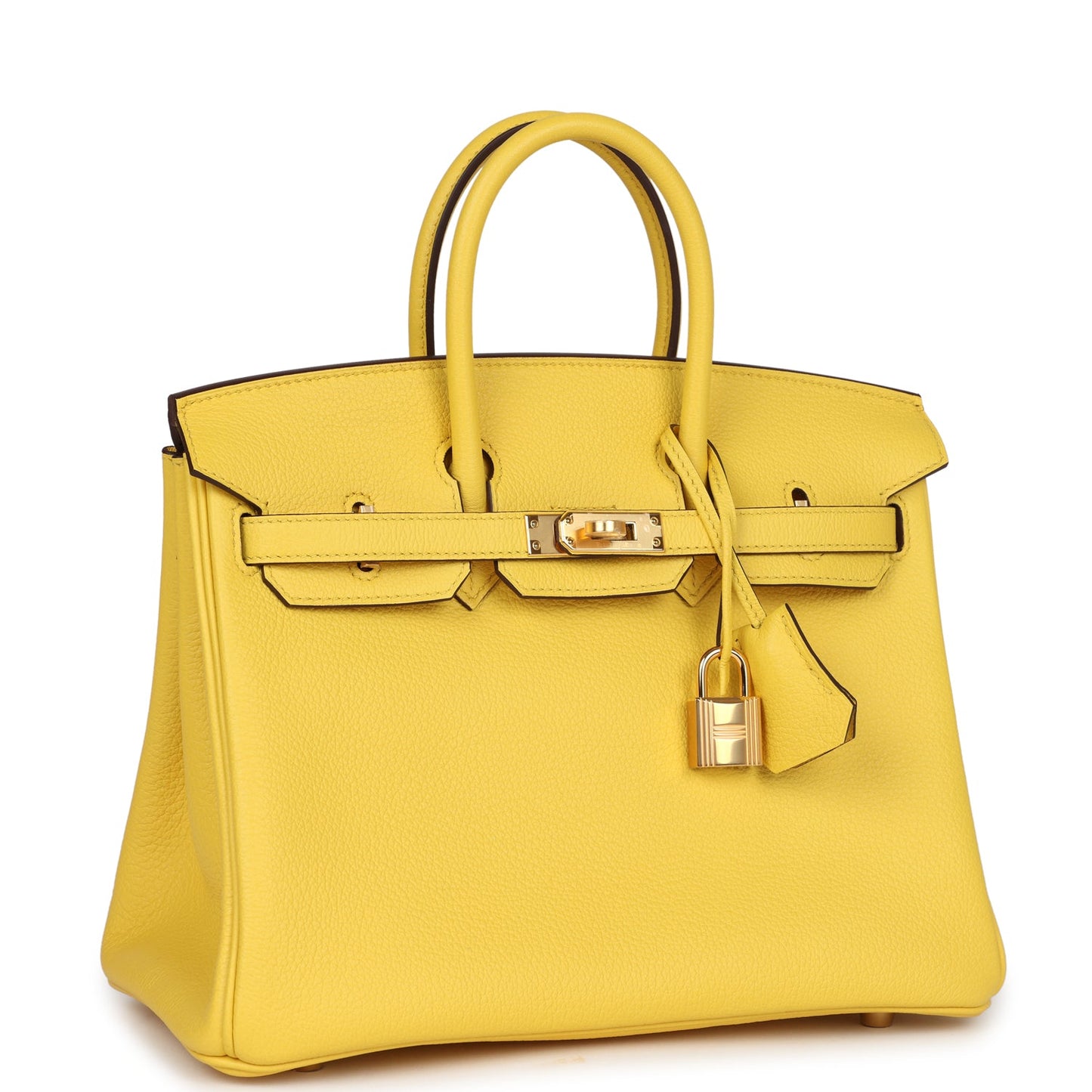 Hermes Birkin 25 Jaune de Naples Togo Gold Hardware