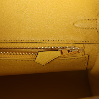 Hermes Birkin 25 Jaune de Naples Togo Gold Hardware