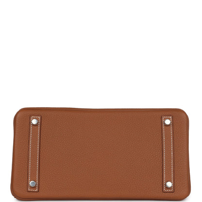 Hermes Birkin 30 Gold Togo Palladium Hardware