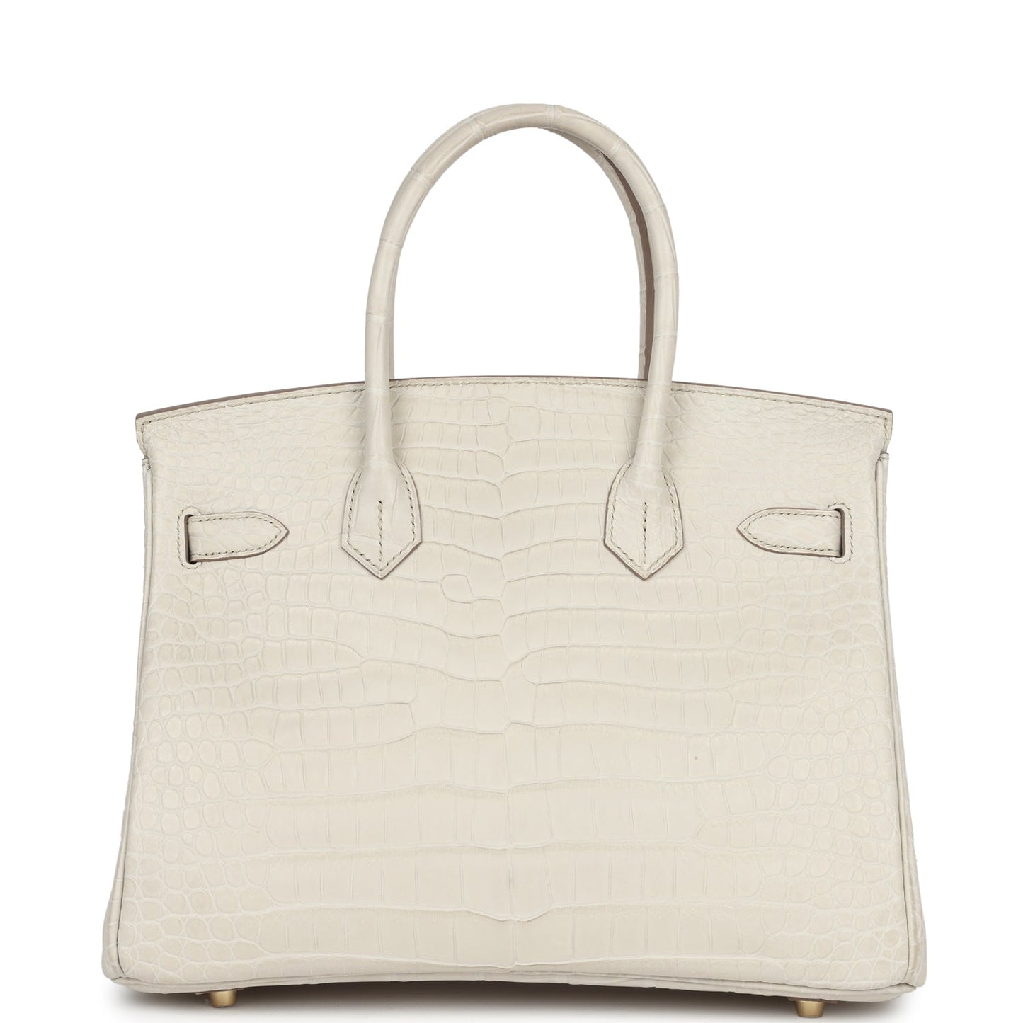 Hermes Birkin 30 Beton Matte Porosus Crocodile Gold Hardware