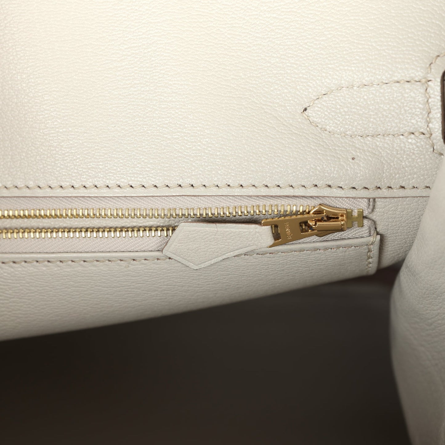 Hermes Birkin 30 Beton Matte Porosus Crocodile Gold Hardware