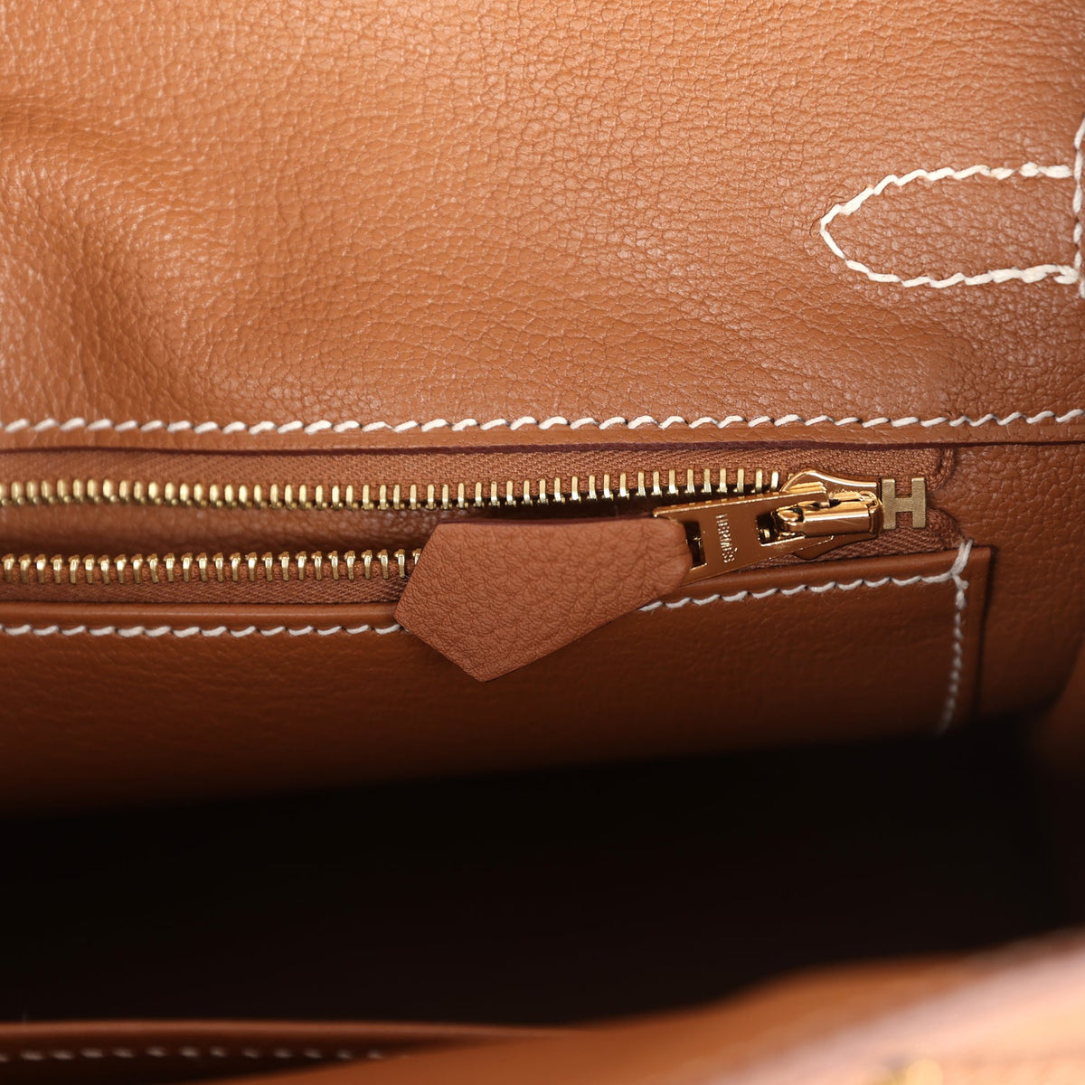 Pre-owned Hermes Birkin 25 Gold Togo Gold Hardware