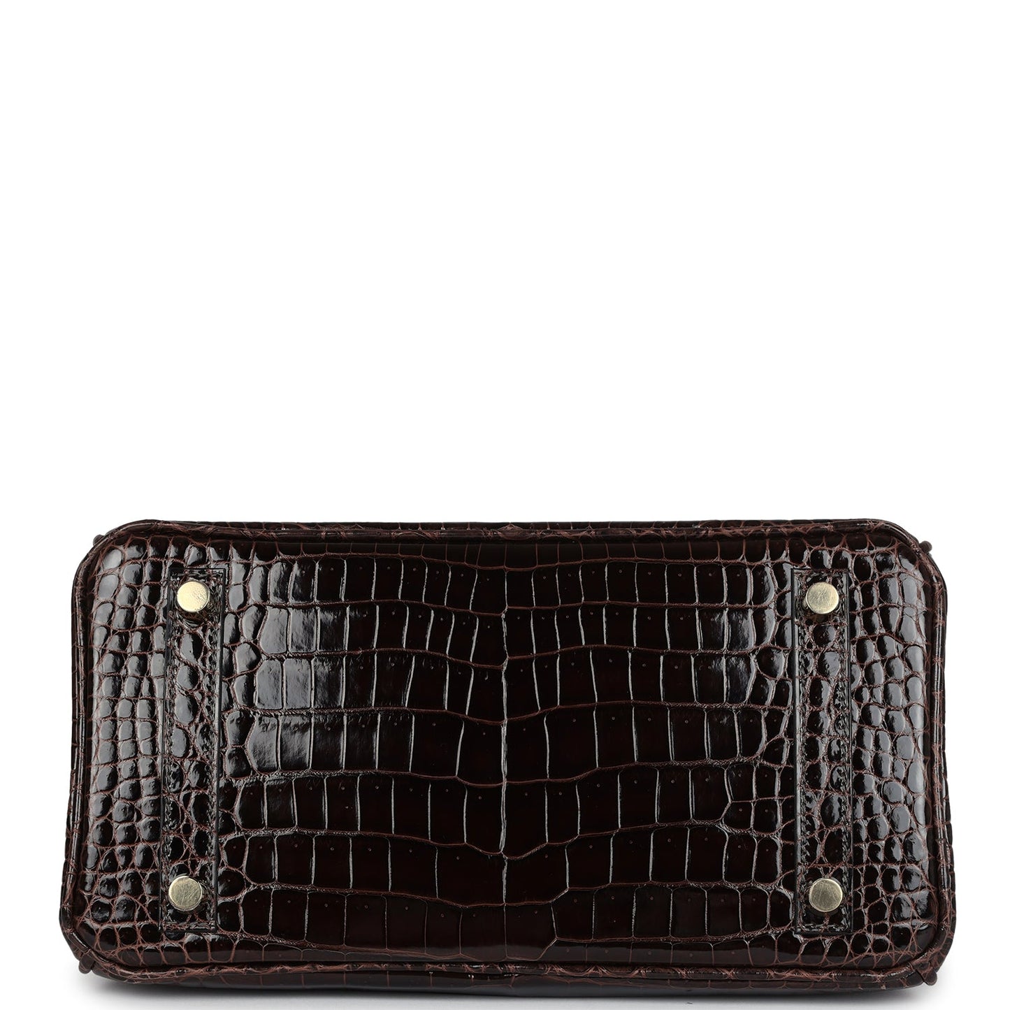 Hermes Birkin 25 Macassar Shiny Porosus Crocodile Gold Hardware