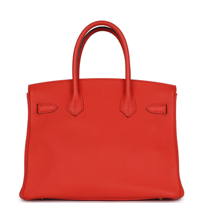 Hermes Birkin 30 Rouge Tomate Togo Gold Hardware