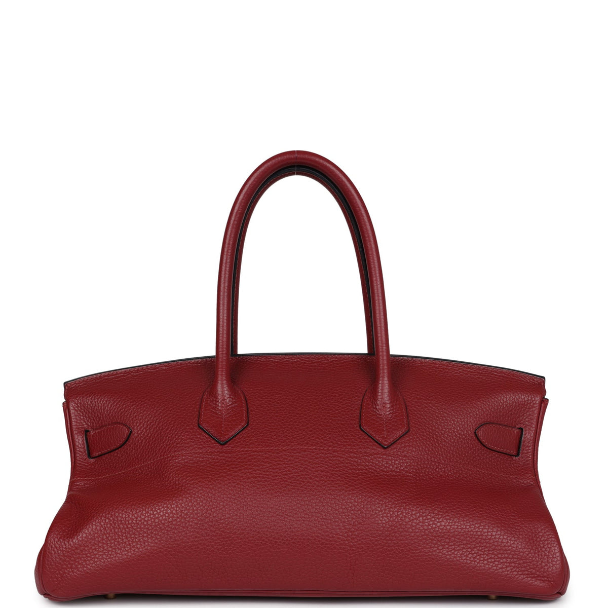 Pre-owned Hermes Shoulder Birkin 42 JPG Rouge H Clemence Gold Hardware