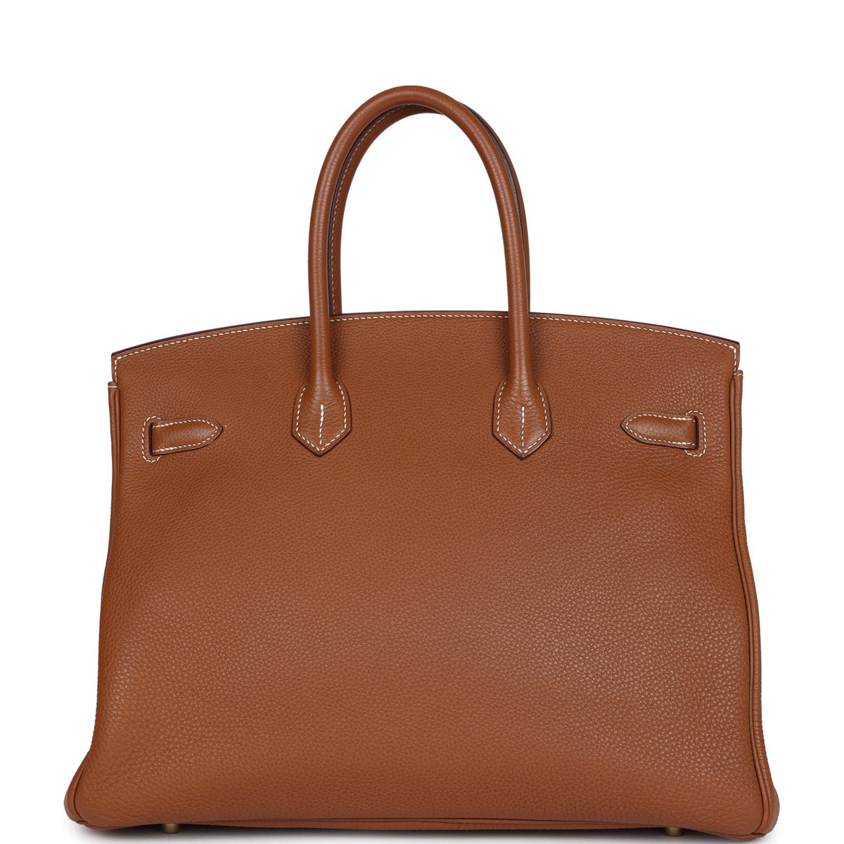 Pre-owned Hermes Birkin 35 Gold Togo Gold Hardware