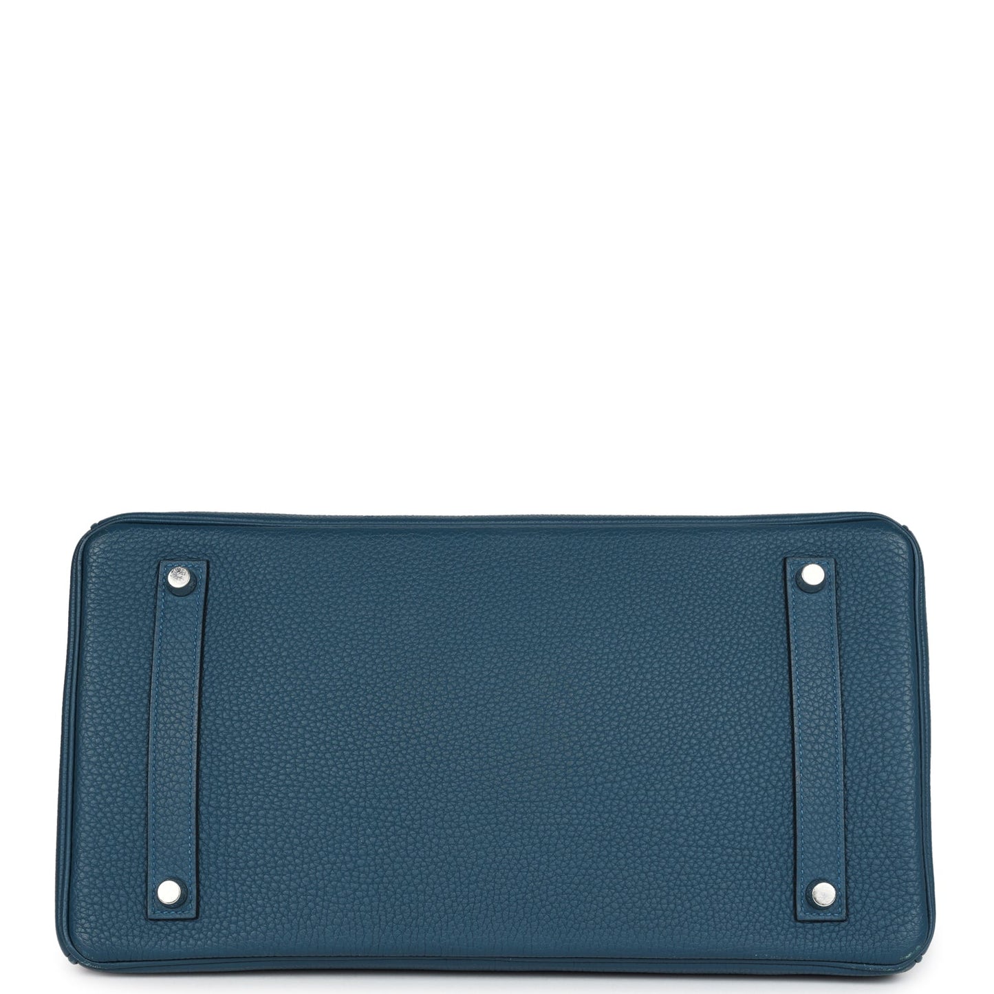 Pre-owned Hermes Birkin 35 Colvert Togo Palladium Hardware