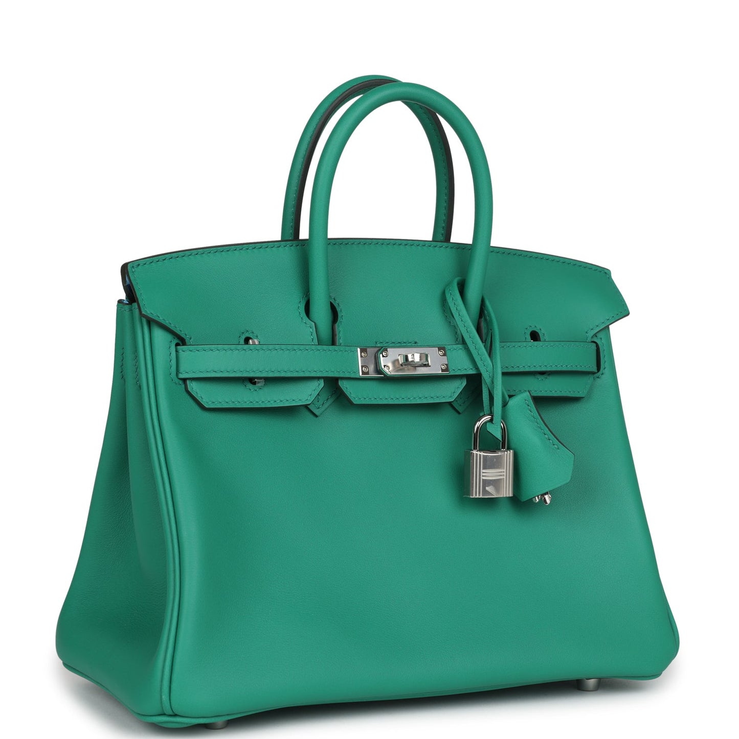 Hermes Birkin 25 Vert Vertigo Verso Swift Palladium Hardware
