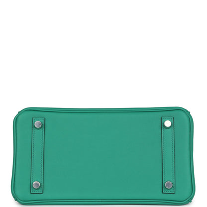 Hermes Birkin 25 Vert Vertigo Verso Swift Palladium Hardware