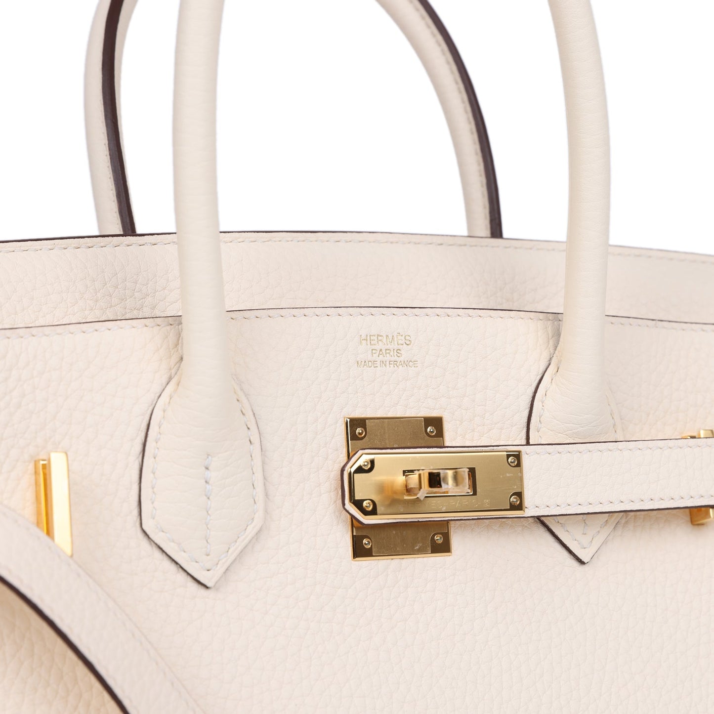 Hermes Birkin 30 Nata Clemence Gold Hardware