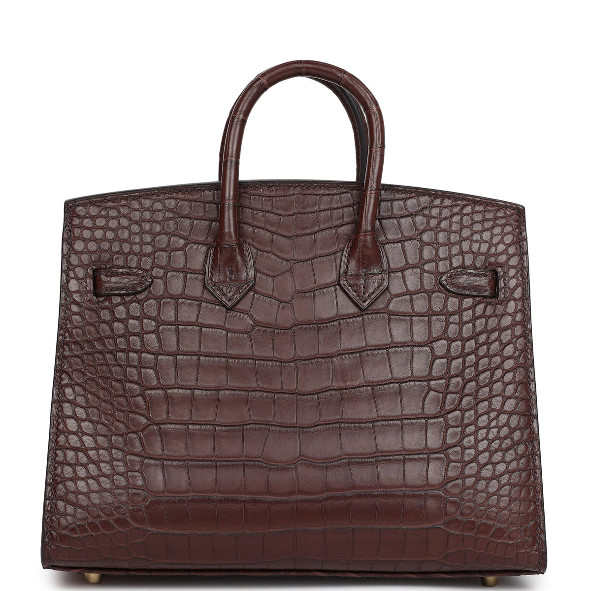 Hermes Birkin Sellier 20 Havane Matte Alligator Gold Hardware