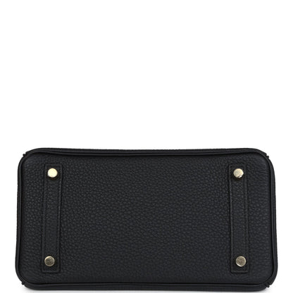 Hermes Birkin 25 Black Togo Gold Hardware
