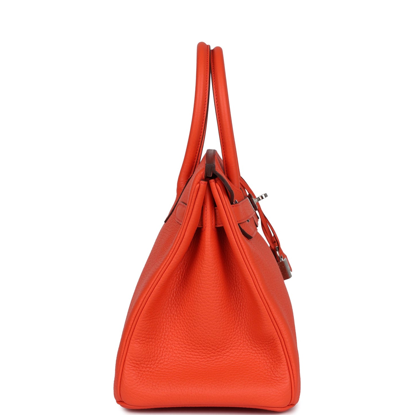 Hermes Birkin 30 Rouge Pivoine Clemence Palladium Hardware