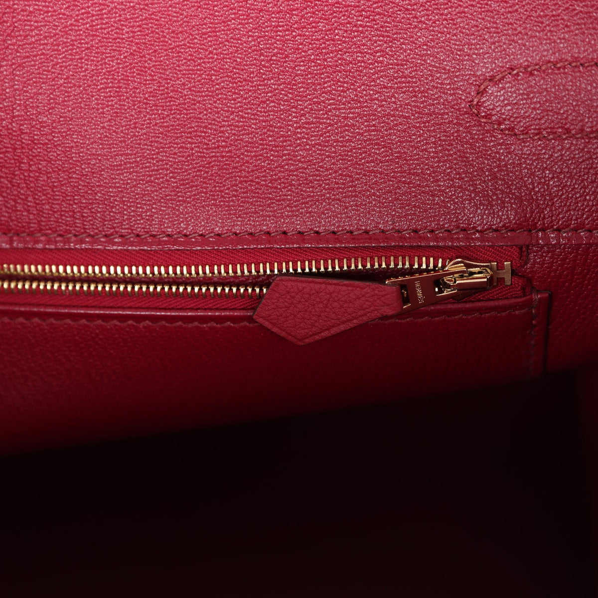 Hermes Birkin 35 Rubis Togo Gold Hardware