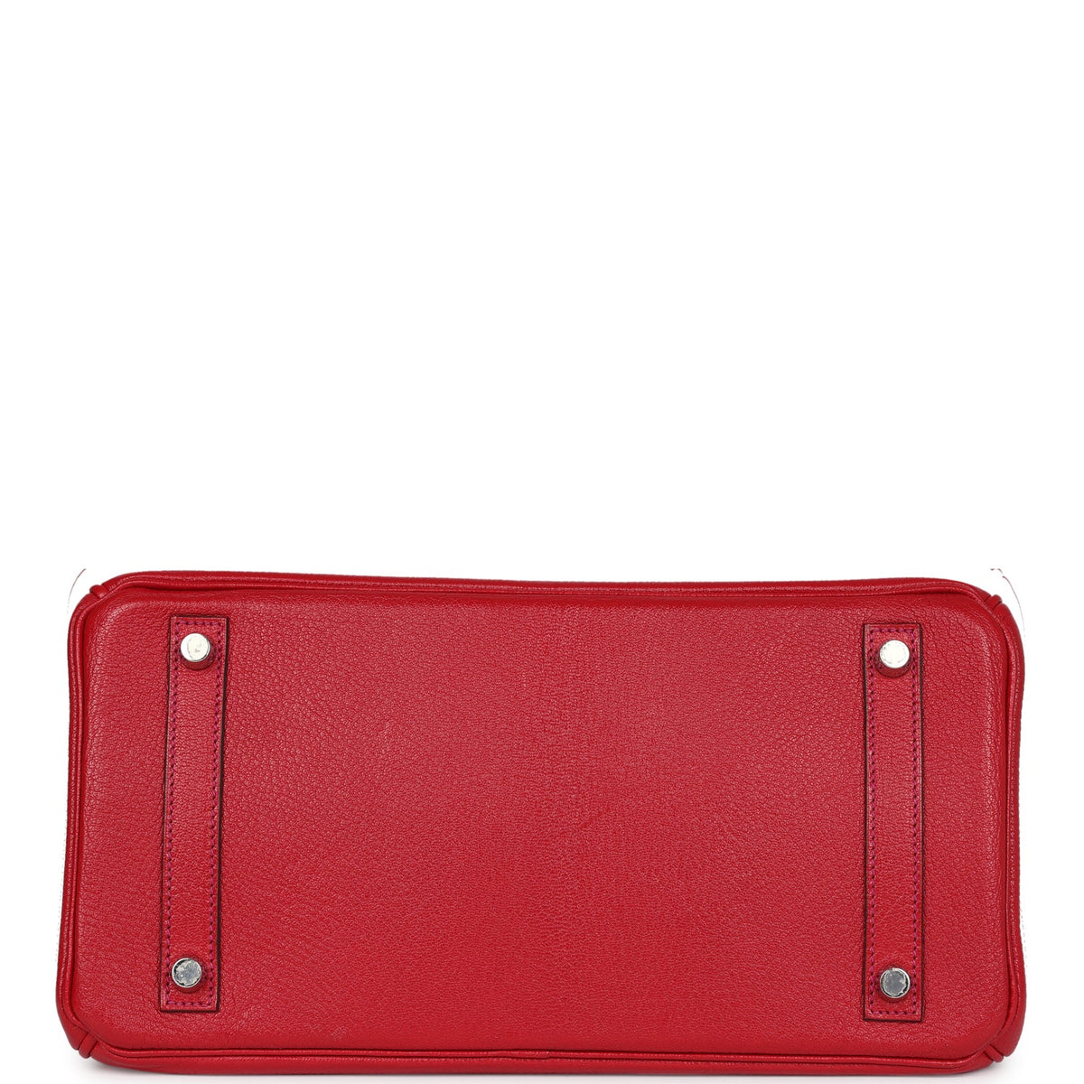 Pre-owned Hermes Special Order (HSS) Birkin 30 Rouge Casaque Verso Chevre Brushed Palladium Hardware